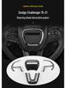 Наклейка из углеродного волокна на руль для интерьера Dodge Challenger 2015-2021