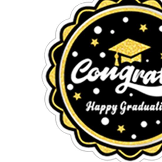 Юшэн 2025 Выпускной сезон Спиральные подвесные баннеры Подвески-бирки Черно-золотой потолочный декор для вечеринки Школьный декор для выпускного вечера Подарки на выпускной