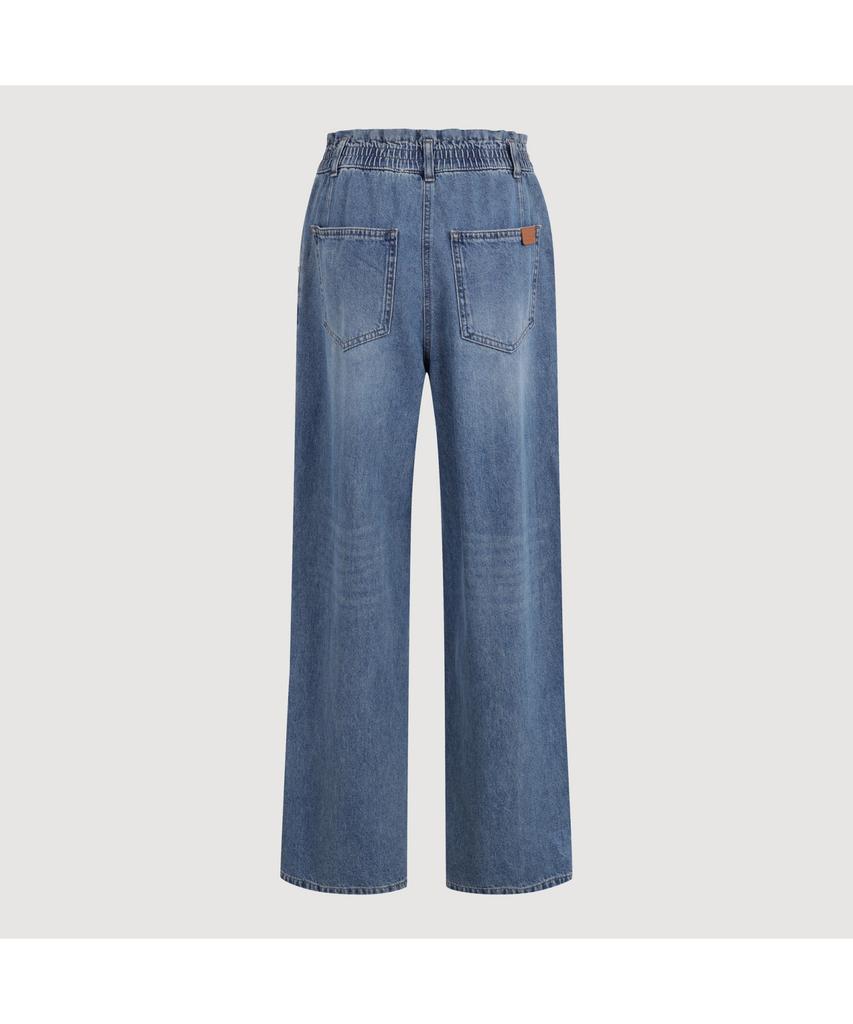 LUCKY CHOUETTE Waist Banding Denim Pants (Blue)_Lfpds25290Bux