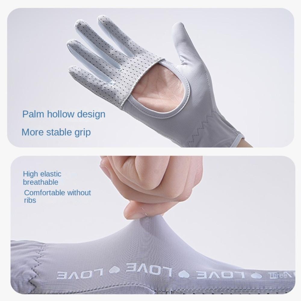 Anti-Skid Women's Summer Gloves Fishing Gloves  for Outdoor Sports Driving Cycling Fishing