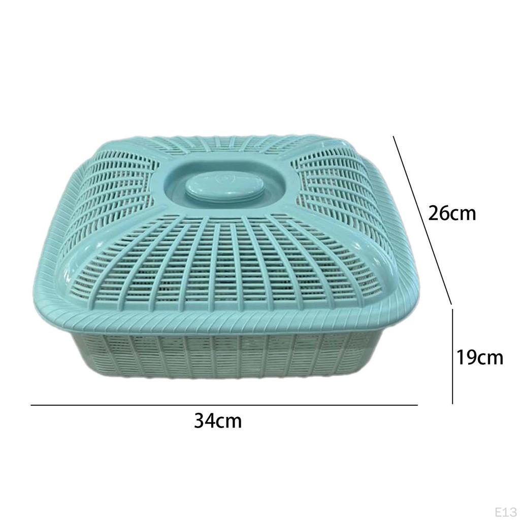 Крытая корзина с фруктами для организации и хранения на кухне