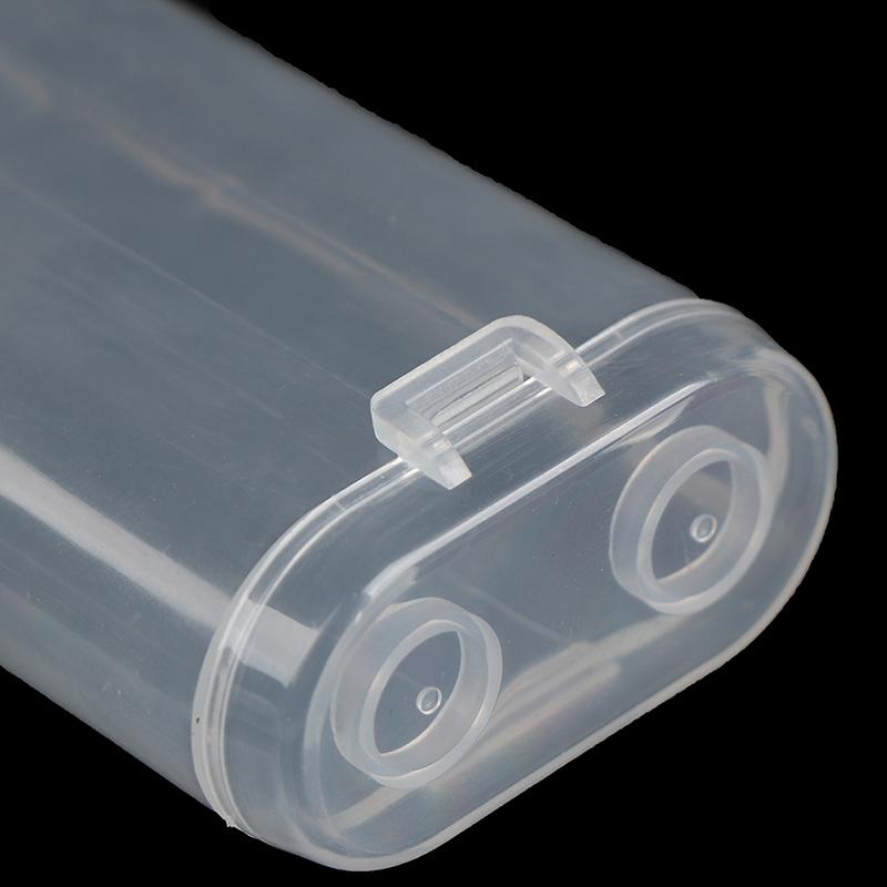 2шт 2X18650 пластиковый чехол-держатель для батарей 18650 ящик для хранения батарей цилиндрический