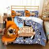 3D G-Grizzy and The Lemmings Bedding Set Printed Bed Set With Pillowcase Bed Duvet Cover Soft Queen King Size Bedclothes Home