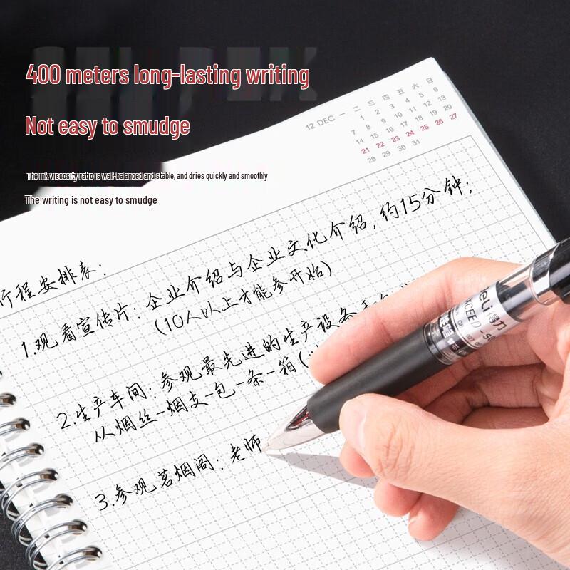 Deli S01 0.5mm Ret retractable Gel Pens