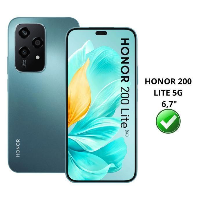 Film de Protection Écran - Phonillico - Honor 200 Lite 5G - Verre Trempé - Pack de 2 - Résistant aux rayures