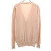 Celine Вязаный кардиган с V-образным вырезом и длинными рукавами розовый Женский Б/У