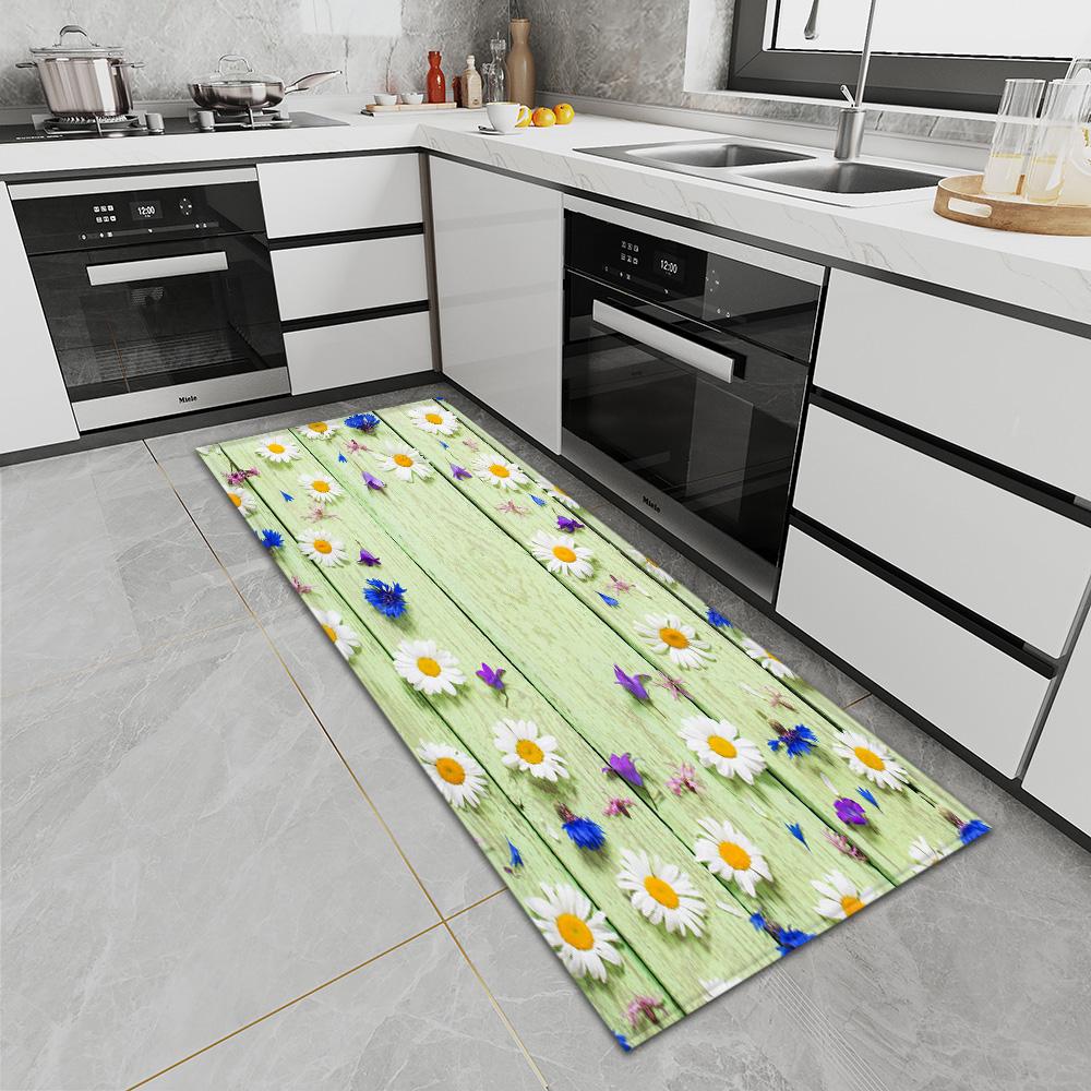 Коврик для кухни, коврик для входной двери, ковер для спальни, коридора, ванной комнаты, нескользящий пол, ковер с рисунком для гостиной