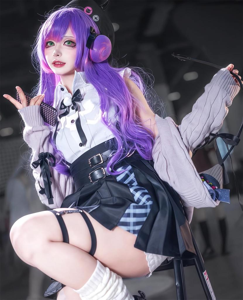 VTuber Cosplay Towa Tokoyami Cosplay Costume VTuber Cosplay Towa Towa Cosplay Costume Virtual YouTuber VTuber Cosplay Hololive [NOKIJP] (Tokoyami