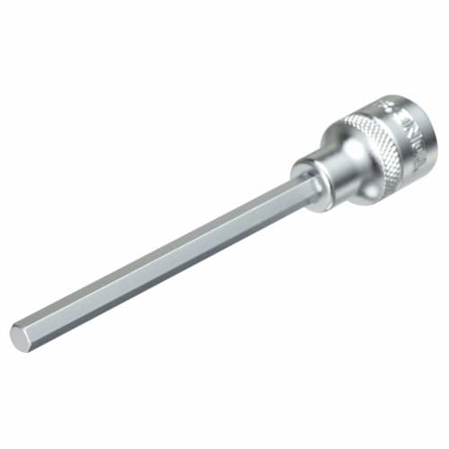 TONE Long Hexagonal Socket, 3H-05L, 9.5mm (3/8") Drive, 5mm Width
