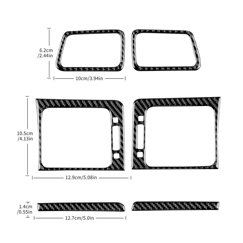 Эксклюзивные аксессуары Airspeed Subaru WRX из настоящего углеродного волокна, боковая панель приборов автомобиля, рамка воздухозаборника, наклейка, стильные индивидуальные детали интерьера Subaru WRX