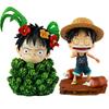 6 Styles One Piece Anime Monkey·D·Luffy Roronoa Ace Pvc Action Model Collection Cool Stunt Figure Toy Gift
