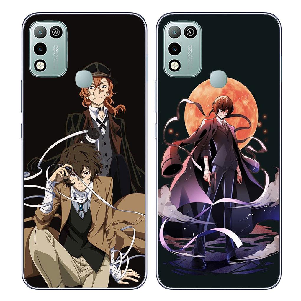 Мультяшная чехол-бампер для телефона Bungou Stray Dogs Аниме для Motorola Moto G13 G14 G53 G54 G62 G72 G82 G84 E13 E20 G42 G32 G23 G22 Мягкий чехол