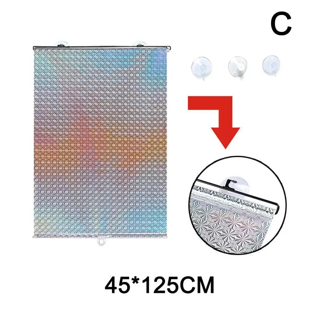 Car Automatic Retractable Shade Car Suv Windshield Shade Windshield Front Cover Folding Retractable Wi L1r7