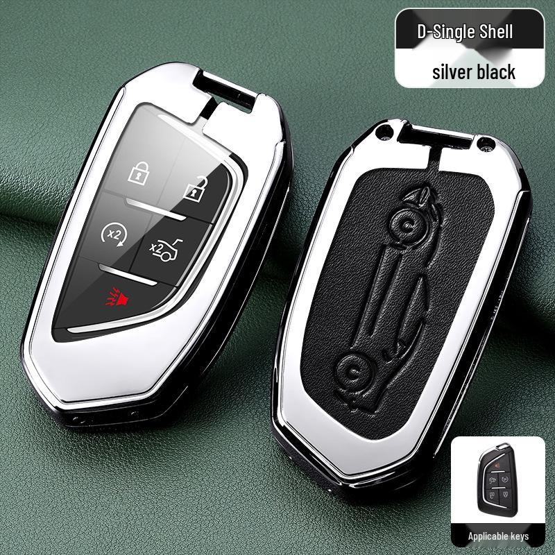 Премиальный металлический чехол для ключа Cadillac XT5, CT5, XT4, XT6, CT6, XTS, ATSL, CT4