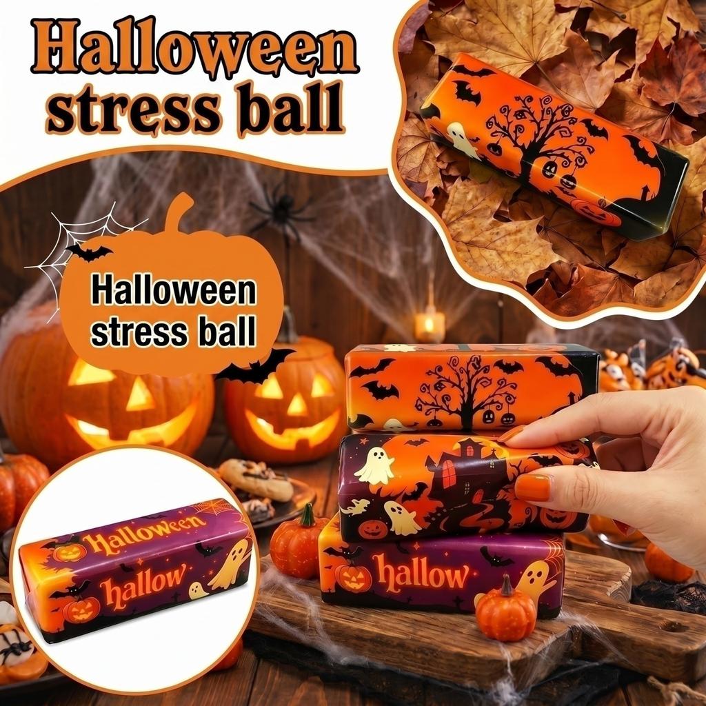 Set of 2 Halloween Butter Slime Stress Ball (3 styles, random)