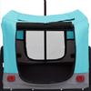 2 in 1 Dog Bicycle Trailer and Stroller Blue and Gray