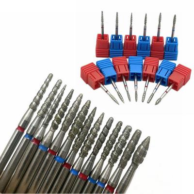 1 шт., сверло для ногтей, маникюрные фрезы, торнадо, пламя, алмазная роторная дрель, аксессуары, спиральные фрезы для ногтей, инструмент