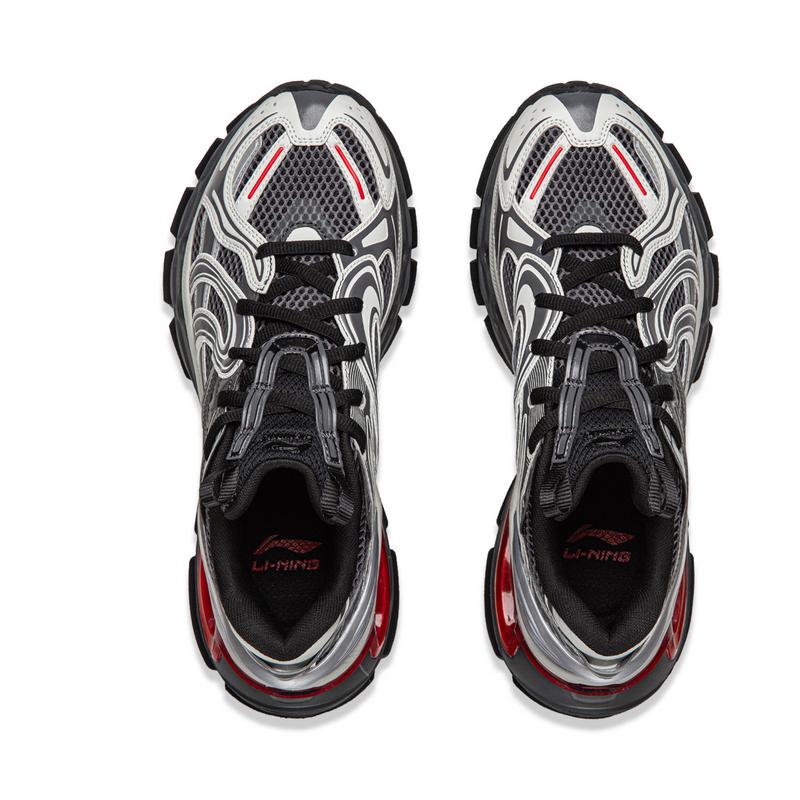 Li Ning Furious Rider BOW Амортизация Устойчивость к истиранию Амортизация, Износостойкие Низкие Повседневная Обувь Унисекс AZGV253-3
