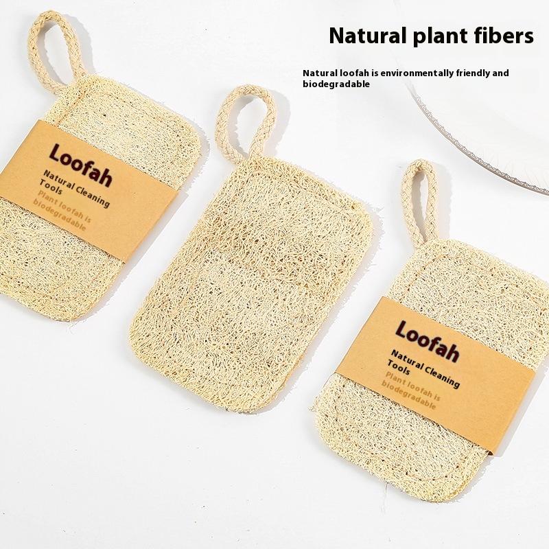 6 шт. Натуральная люфа кухонное полотенце мочалка губка люфа скраб для мытья посуды кастрюли масляных пятен скребок кухонные чистящие щетки П