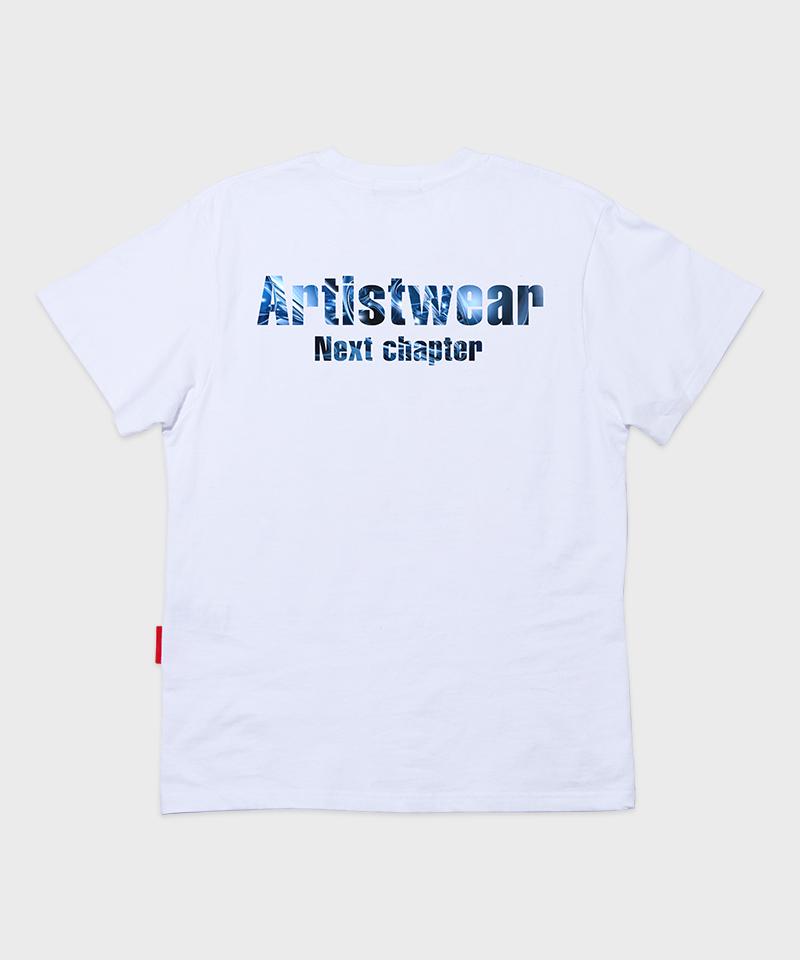 ARTISTWEAR [Atw] Синяя футболка с коротким рукавом "Змея"