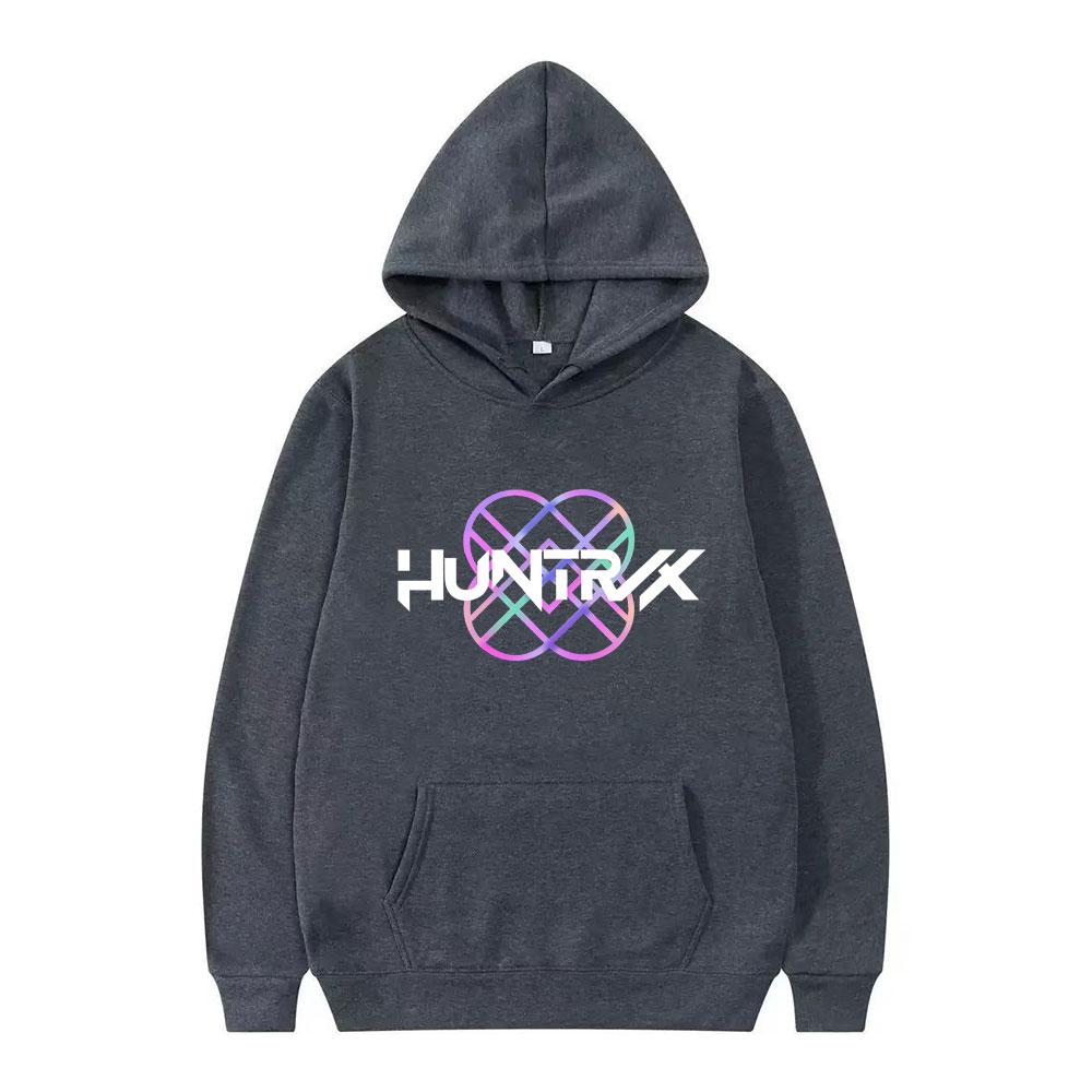 KPop Охотники на демонов Huntrix 2025 Горячая распродажа Мужская женская толстовка с капюшоном с длинным рукавом Харадзюку Пуловер Осень и зима Оверсайз свитшот