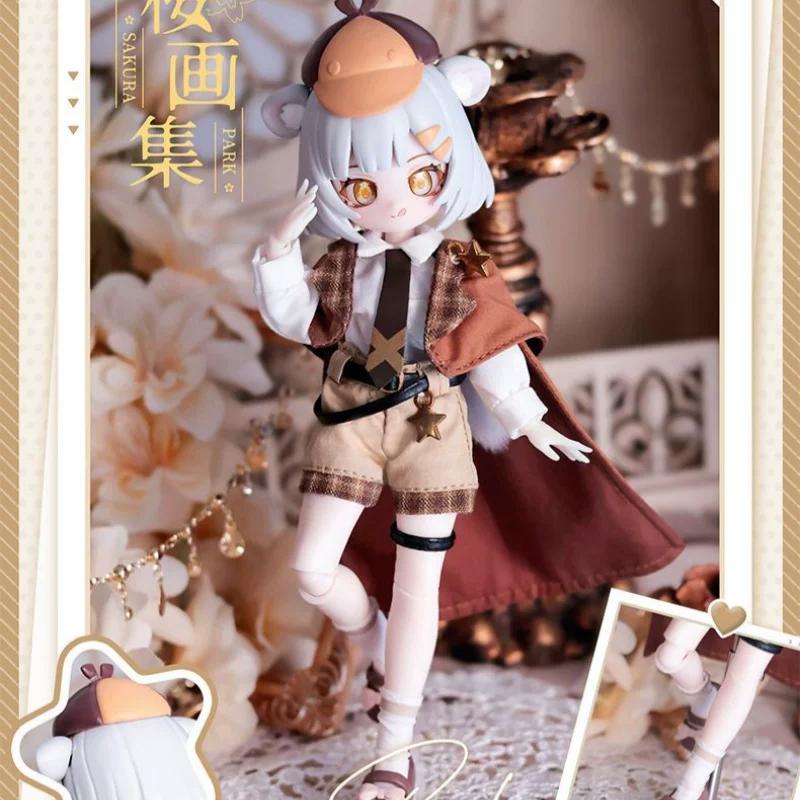 Оригинальная Слепая Коробка Парк Сакуры 1/12 BJD Серия «Начни Снова» Артикулированная Фигурка Действия Милая Аниме Коллекционная Модель Статуэтка Игрушки