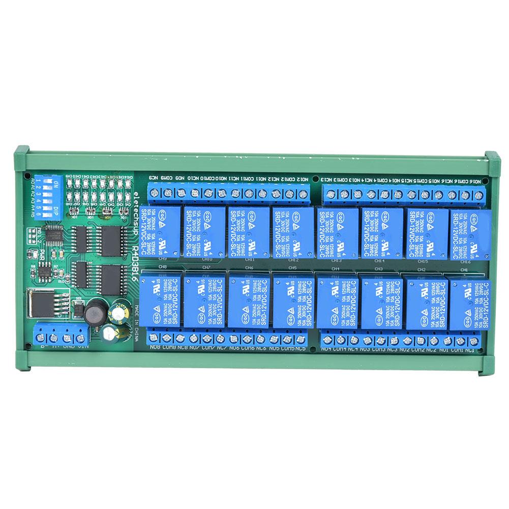 12V 6?Channel RS485 Relay PLC Electrical Expansion Module for RTU Protocol Remote Control R4D3B16?R