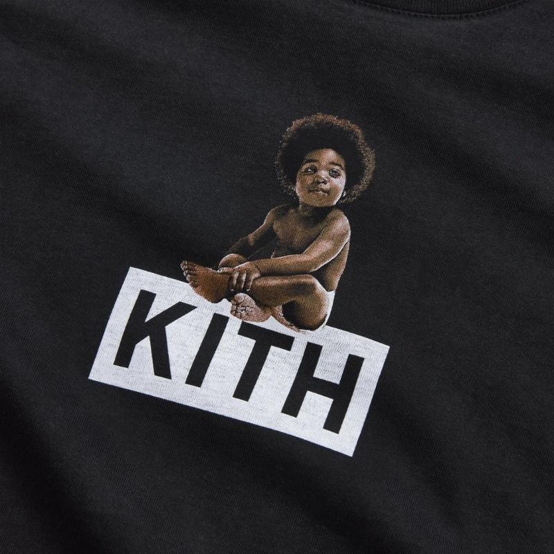 Kith Для The Notorious B.I.G Ready To Die Классический Логотип Винтажная Футболка 'Черная' Мужская KH030055-100