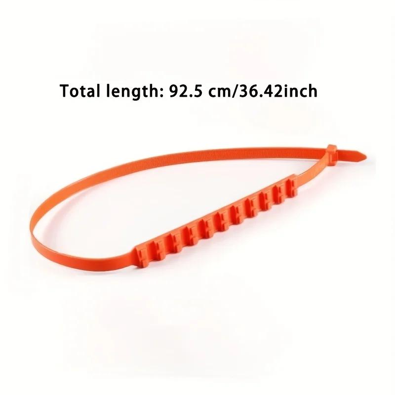 Универсальные противоскользящие цепи на колеса, 10 шт. Многоразовые ремни-стяжки с молнией для зимних автомобильных шин с двойным пазом