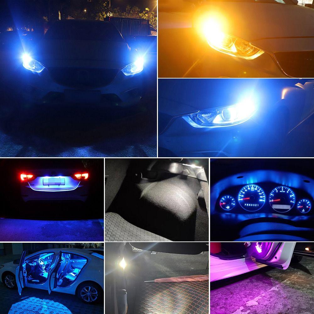 1/4Pcs 3030 5SMD Auto License Plate Light Car Parking Lights Instrument Lamp T10 W5W LED Bulbs