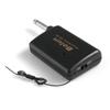 Portable Speech Meeting Wireless Microphone Clip Mic System Lavalier Lapel FM Transmitter Receiver