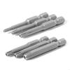 Universal 50mm 1/4 Inch T5-T40 Torx Head Drill Screwdriver Bit Head Bit Powerful Electric Screwdriver 12x