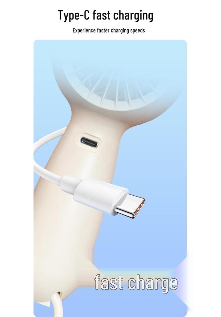 2026 Portable Mini Desktop Fan with Ice Pack and Long Battery Life – Silent Handheld for Outdoor Use