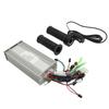 36V 48V 1000W 38A Electric Bike Motor Brushless Controller with 128DX Thumb Throttle Grip LCD Display