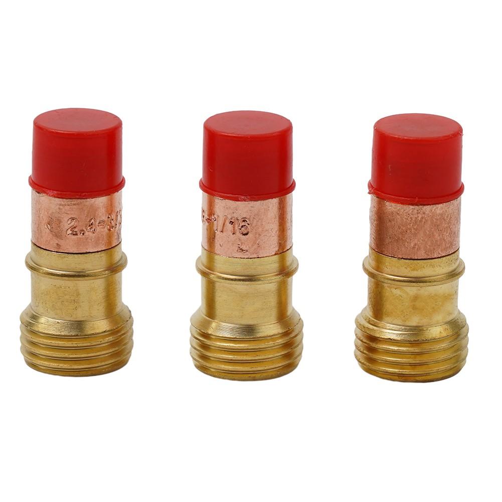 Набор из 31 комплекта сварочных пистолетов TIG с короткими газовыми линзами № 12