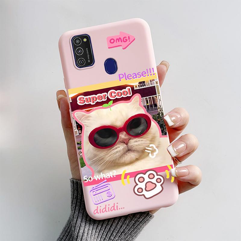 Для Samsung Galaxy M21 M30S M31 M31s Чехол Мягкий Силиконовый Задняя Крышка Телефона Для Samsung M31 M31S M30s M21 M 30 s Чехол Мультяшный Funda