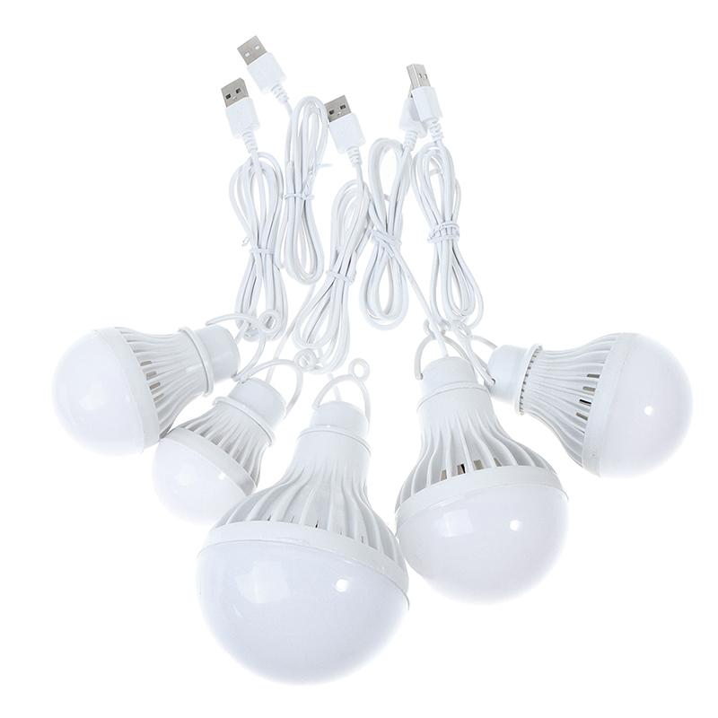 Светодиодный фонарь Портативная лампа для кемпинга Мини-лампочка Светодиодная лампа USB Power 3W 5W 7W 9W 12W