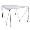 Boat Top Replacement Cover Aluminum Alloy Frame Waterproofing Oxford Cloth Sun Shelter Awning Cover for Canoes Kayaks