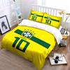 Brazilian crest and number. Bedding sets Duvet cover sets Duvet covers Pillowcases(1 * Duvet Cover 2 * Pillowcases, without duvet insert)