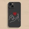 Чехол для телефона с рисунком "Кошка Собака Дай пять" для iPhone 15 Pro Max 15 14 13 12 11 X XS XR 7 8 Plus Mini Противоударный Мягкий Силиконовый Чехол