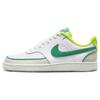 Court Vision 1 Canvas Casual Non-Slip Durable Lightweight Low-Top Skate Shoes Women Sneaker White Green DX2941-100