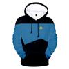 Hot Movie Star trek 3D Hoodies Sweatshirts Moda uzun yengli liboslar Star trek cosplay hoodies Katta o'lchamli erkaklar/ayollar ko'cha kiyimi