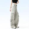 Wide Leg Straight New High Waist Women's Spring Loose Casual Overalls Parachute Mountaineering Pants