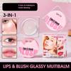 Versatile Blush Color Changing Hydrating Lip and Cheek Gel Eyeshadow Nude Makeup Natural Highlighting Face Contouring and Brightening Blush Palette