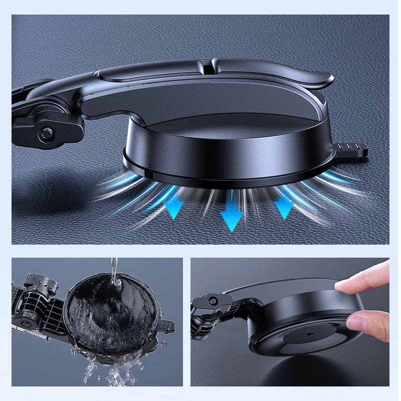 Joyroom Premium Car Dashboard Holder - Mechanical Grip Black (JR-ZS283)