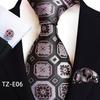 Paisley Waist Flower Men's Tie, Pocket Square, and Cufflinks Set - 2025 Edition