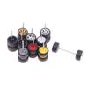 4Pcs/Set 1:64 Scale Wheels For Hotwheels Rubber Tire Model Car Modified Parts
