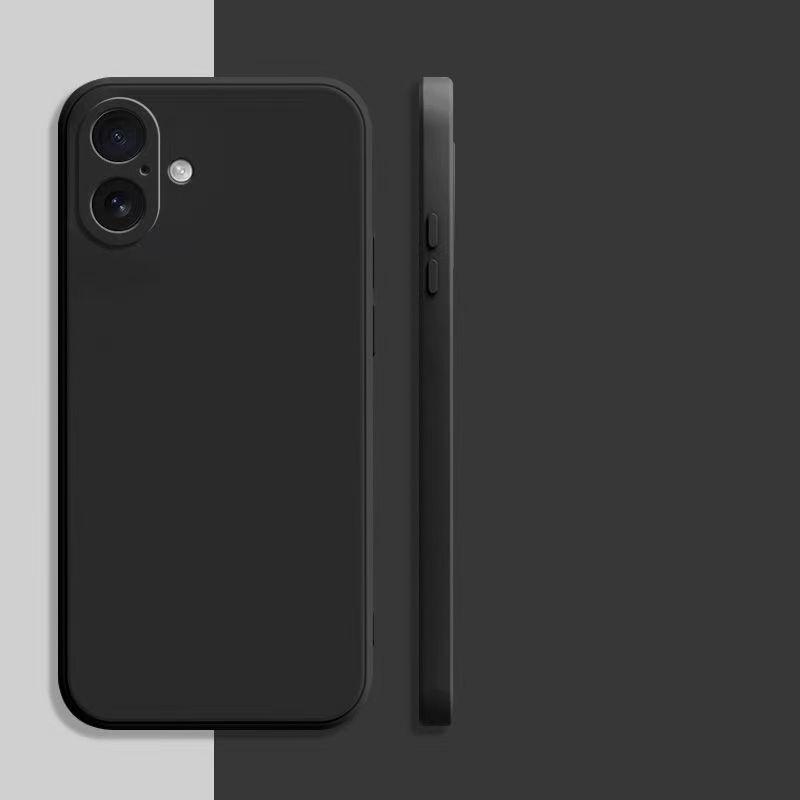 Роскошный ударопрочный силиконовый защитный чехол для телефона для iPhone 17 16 15 14 Plus 13 12 mini 11 Pro Max 16E 17E Air Матовый мягкий чехол