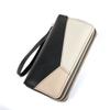 New Women's Wallet Long Contrast Panel Zipper Tassel Large Capacity Wallet Mobile Case