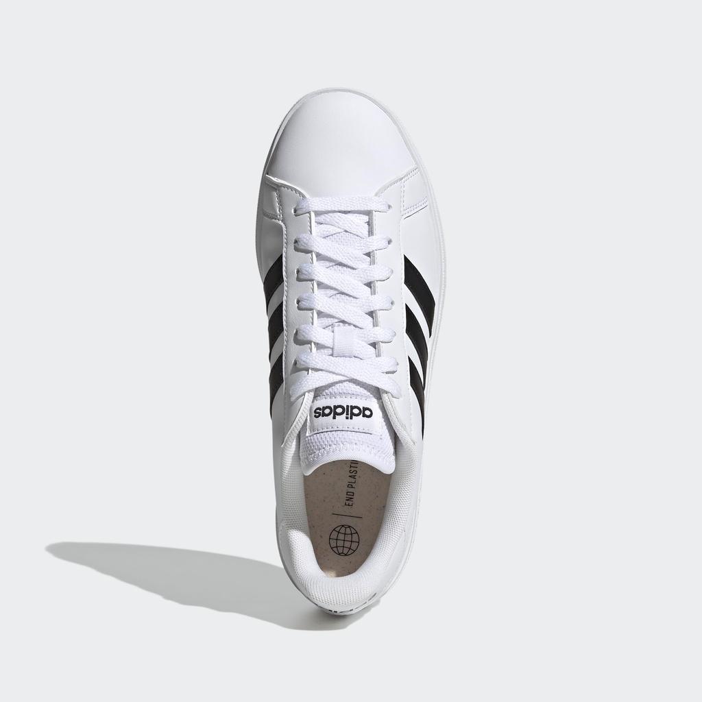 Кроссовки Grand Court Base EOS85 Обувь Белый см [Adidas] Мужские Белый/Core Black/Обувь (GW9250) +25,5
